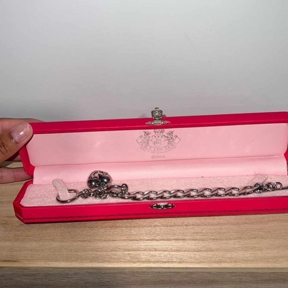 Juicy Couture y2k sliver Toggle bracelet